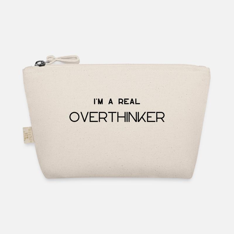 i m a real OVERTHINKER 3 - Bio-Täschchen - Natur