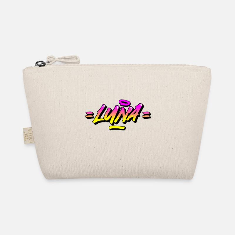 Graffiti Name Luna Bio-Täschchen
