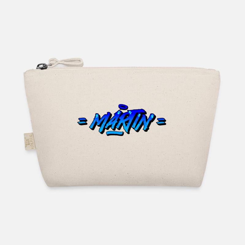 Graffiti Vorname Martin - Bio-Täschchen - Natur