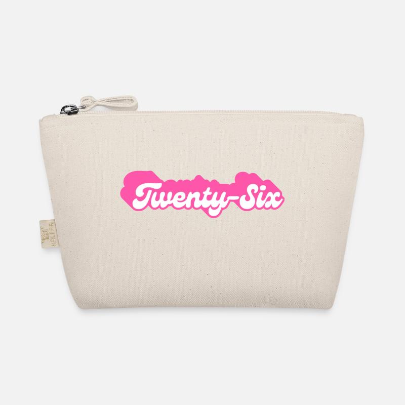twenty-six birthday -26e anniversaire rétro rose Trousse biologique