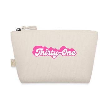 Thirty-One Birthday - 31st Birthday Retro Pink - Organic Pouch - nature - Front