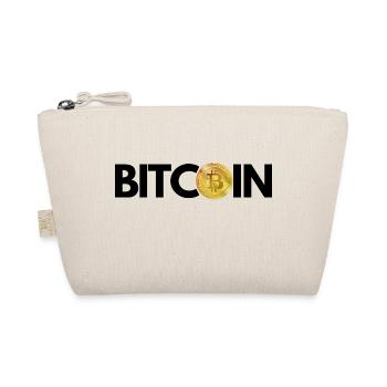 Krypto BITCOIN 3 - Bio-Täschchen - Natur - Vorne