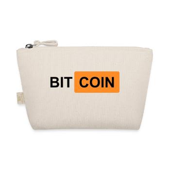 Krypto Bitcoin BTC prn 1 - Bio-Täschchen - Natur - Vorne