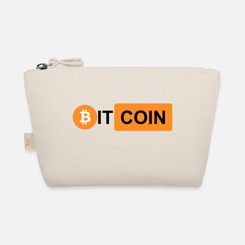 Krypto Bitcoin BTC prn 3 Bio-Täschchen