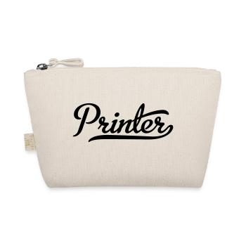 Printer - Bio-Täschchen - Natur - Vorne
