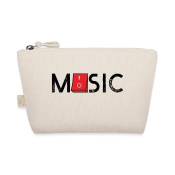 Music On Off - Bio-Täschchen - Natur - Vorne