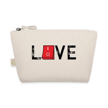 Love On Off - Bio-Täschchen - Natur - Vorne
