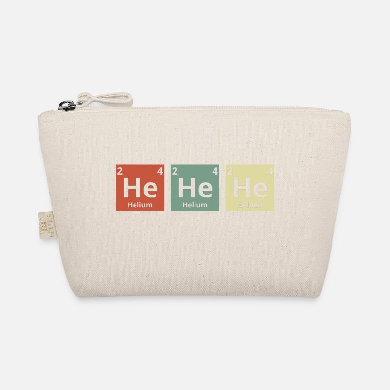 He He He Periodic Table Organic Pouch