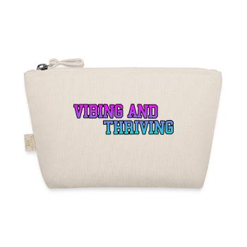 Vibing And Thriving 3 - Organic Pouch - nature - Front