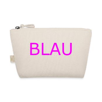 BLAU in PINK - Bio-Täschchen - Natur - Vorne