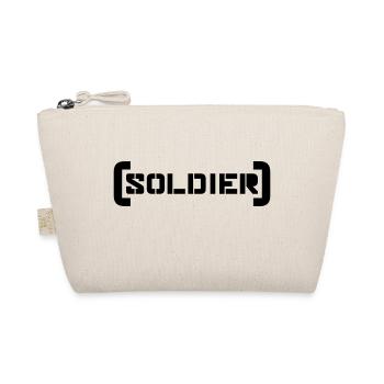 Stempel Soldat Logo Krieg General Freiheitskämpfer - Bio-Täschchen - Natur - Vorne