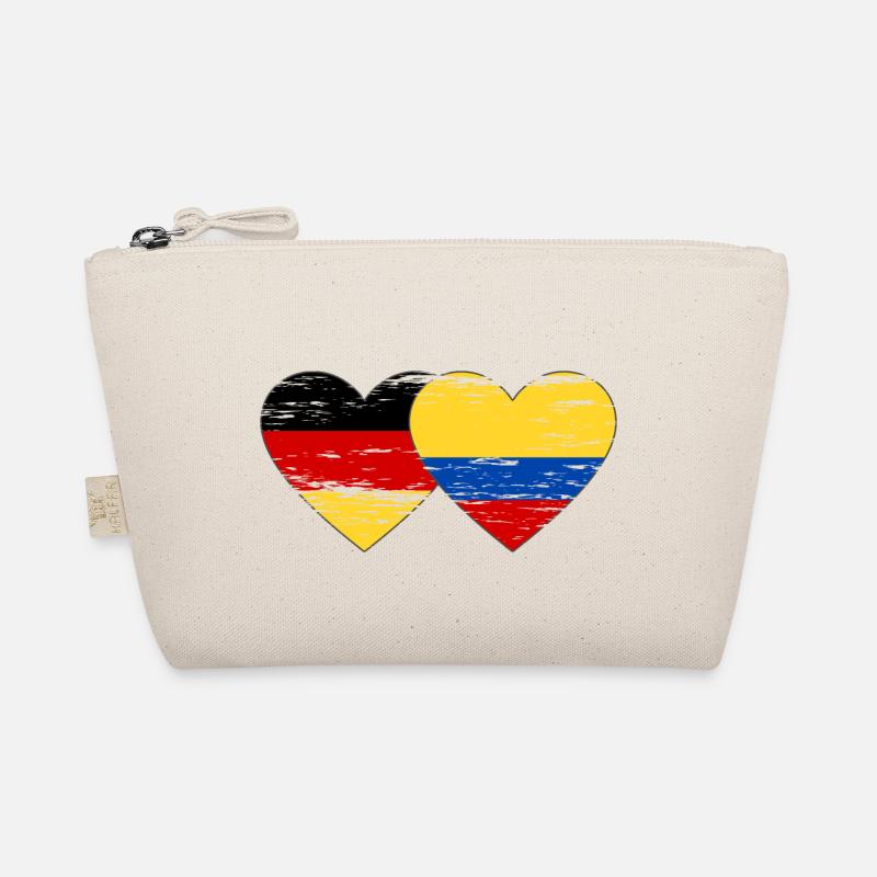 Allemagne Colombie Drapeau Coeur Utilisé Trousse biologique