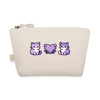 Des chats au grand cœur - Trousse biologique - nature - Devant