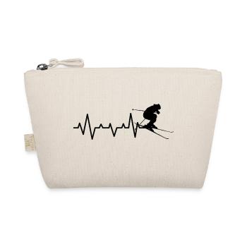 Ski Ski Motif pour Skieur Skieur - Trousse biologique - nature - Devant