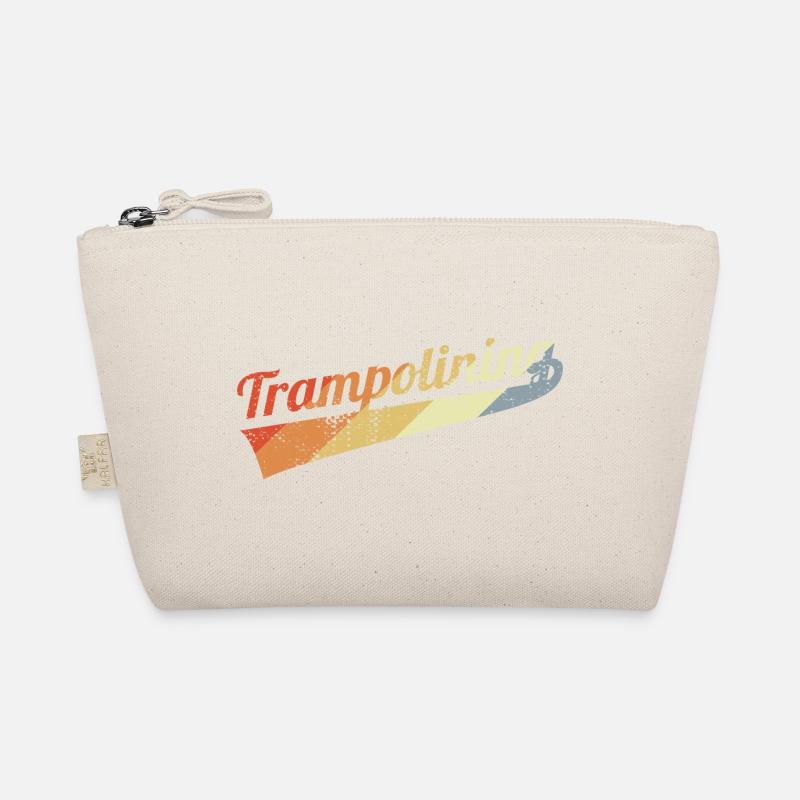 Vintage Trampoline Jumping Organic Pouch