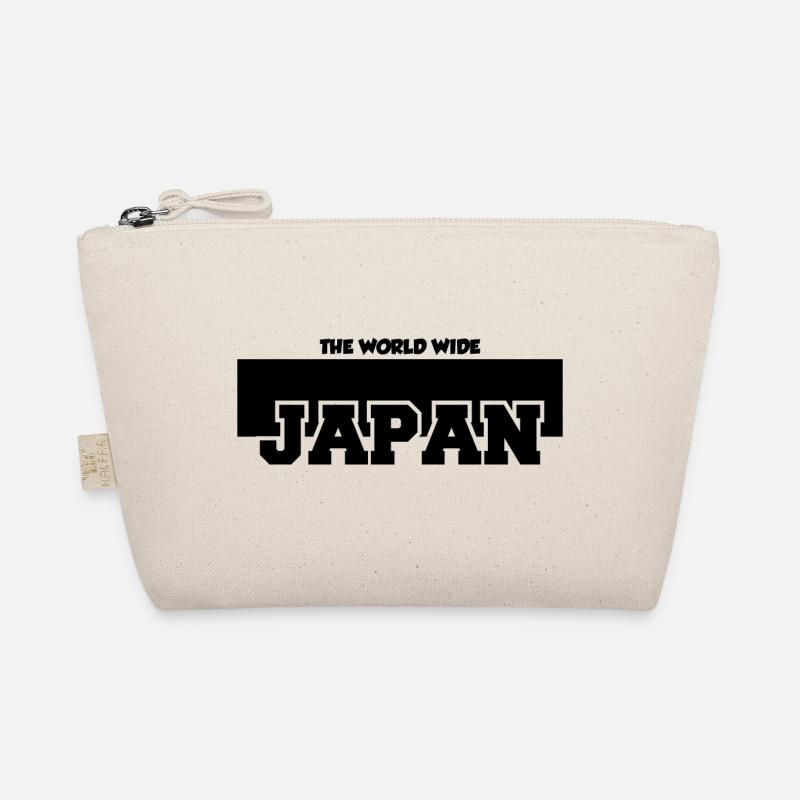 Japan Minimal Typography Organic Pouch