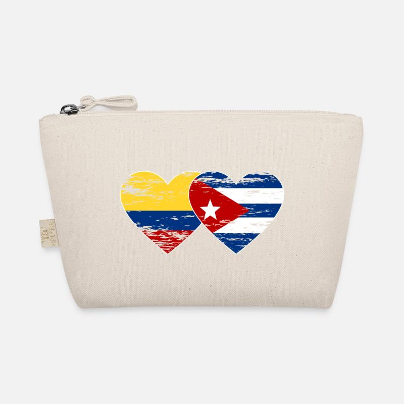 Colombie Cuba Drapeau Coeur utilisé Trousse biologique