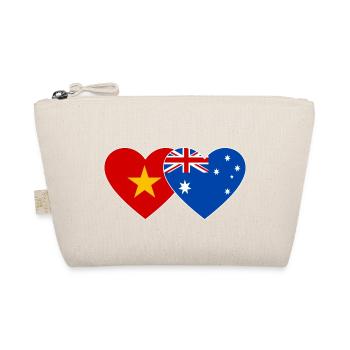 Vietnam Australie Drapeau Coeur - Trousse biologique - nature - Devant