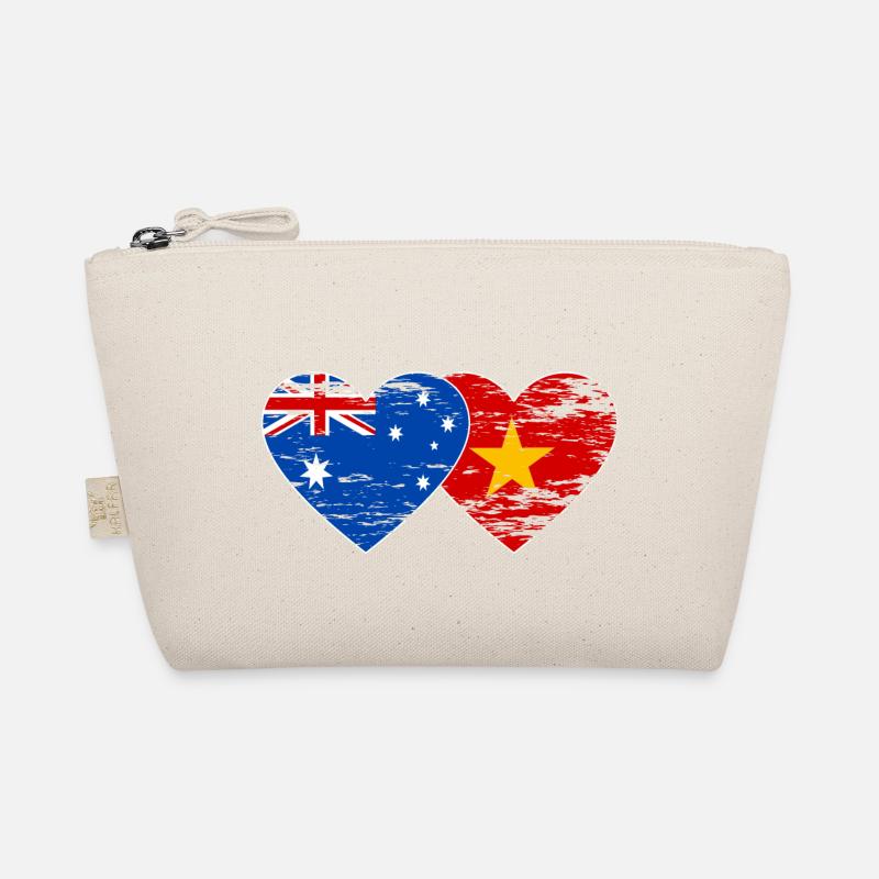 Coeur de drapeau Australie Vietnam utilisé Trousse biologique