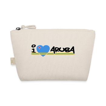 I love Aruba - Dutch Caribbean - Oranjestad - Bio-Täschchen - Natur - Vorne