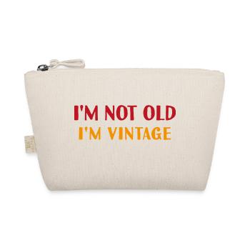 I'm not old, I'm vintage - Organic Pouch - nature - Front