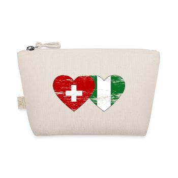 Drapeau suisse Nigeria coeur utilisé - Trousse biologique - nature - Devant