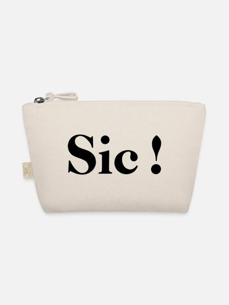 Sic! - Bio-Täschchen - Natur - Vorne