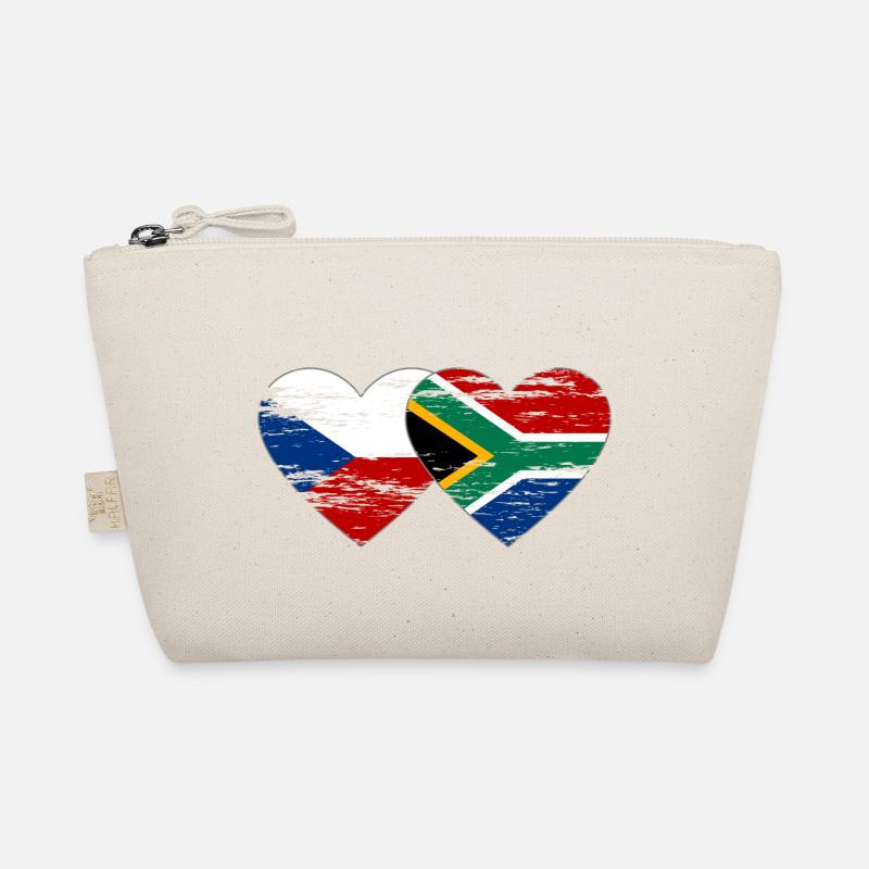 République tchèque Afrique du Sud drapeau coeur utilisé Trousse biologique