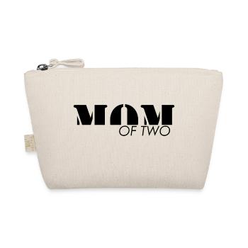 MAMAN - MOM of two childs - Organic Pouch - nature - Front