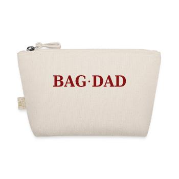 Lustiger Spruch: "BAG DAD" - Bio-Täschchen - Natur - Vorne