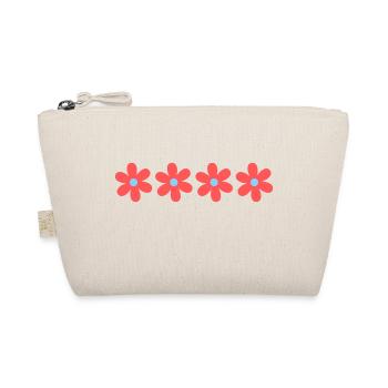 Fleurs marguerites rose - Trousse biologique - nature - Devant