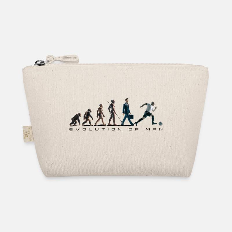 Evolution Fussball Zeichenfläche 1 Bio-Täschchen