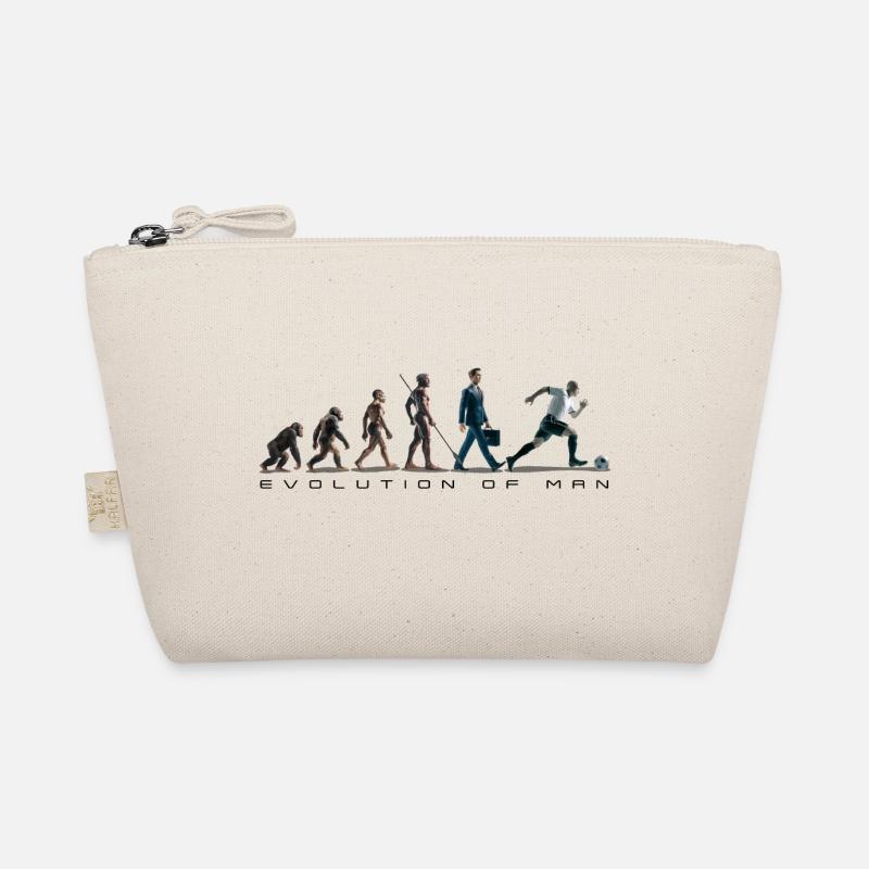 Evolution Fussball Zeichenfläche 1 Kopie Bio-Täschchen