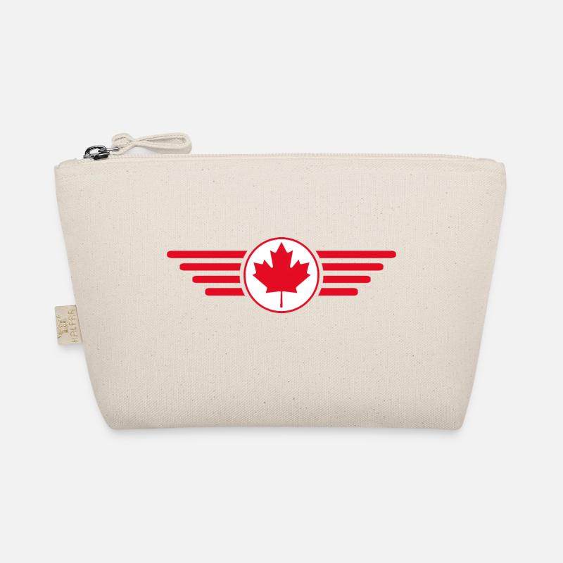 J’aime le Canada, T-shirt design de style élégance Trousse biologique