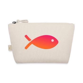 SARDINE. FISH. APRIL FOOL. EASTER. SEA - Organic Pouch - nature - Front