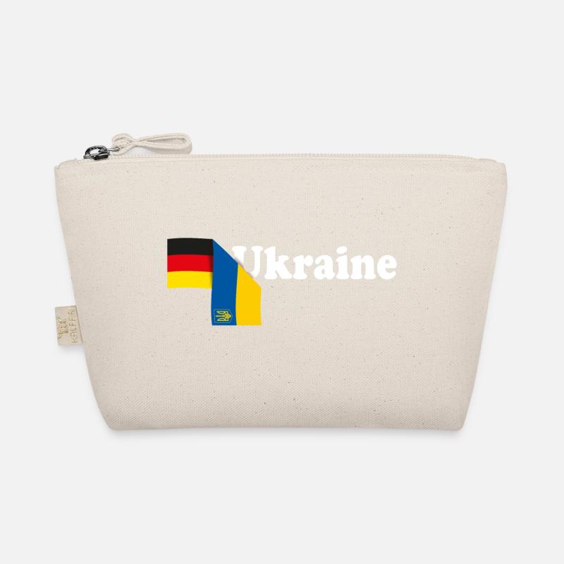 Germany Ukraine Tryzub Flag Organic Pouch
