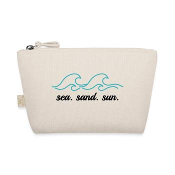Wave Sea Sand Sun - Bio-Täschchen - Natur - Vorne