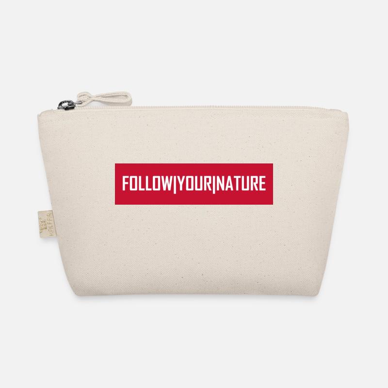 Follow Your Nature - Bio-Täschchen - Natur