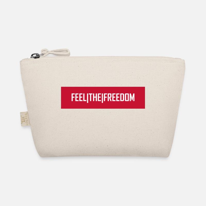 Feel The Freedom - Bio-Täschchen - Natur