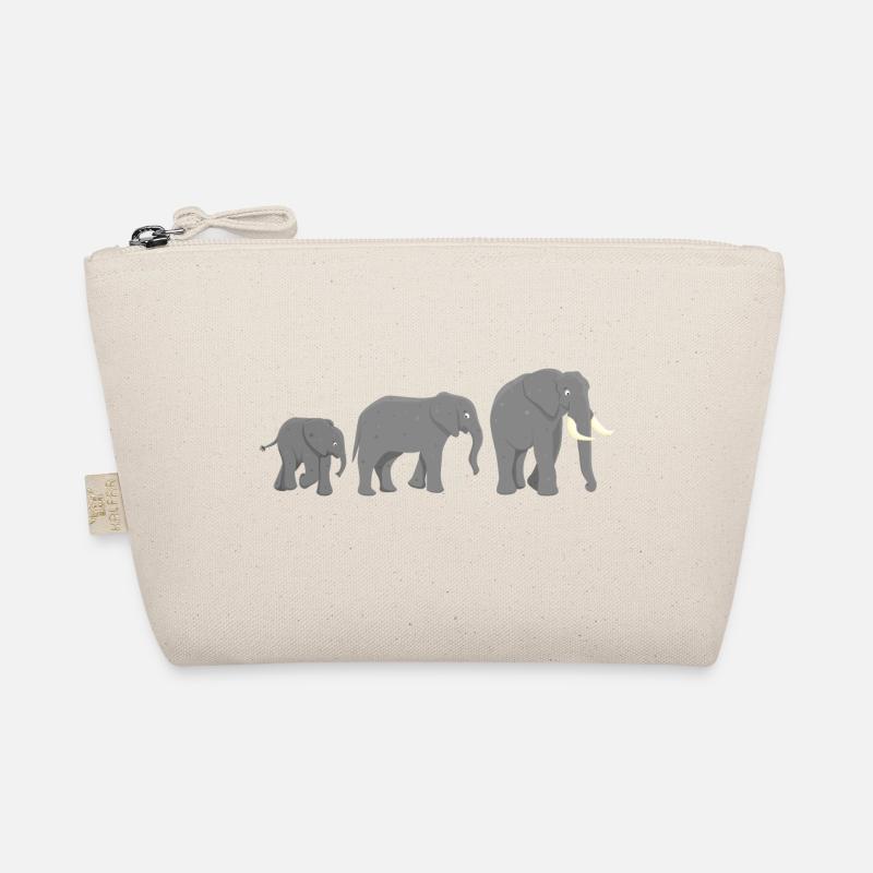 African Elephants Organic Pouch
