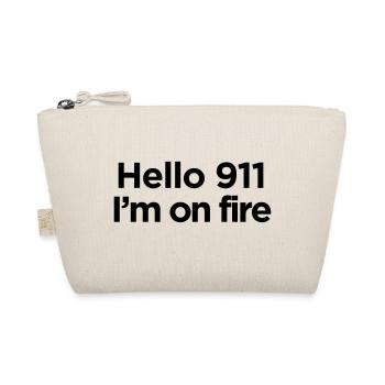 I AM ON FIRE - Organic Pouch - nature - Front