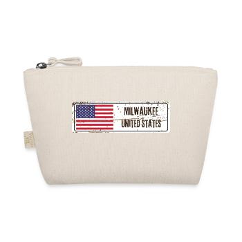 Milwaukee United States Flag - Organic Pouch - nature - Front