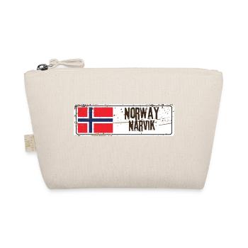 Narvik Norwegen Flagge - Bio-Täschchen - Natur - Vorne