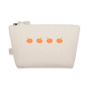 4 pumpkins in a row - Organic Pouch - nature - Front