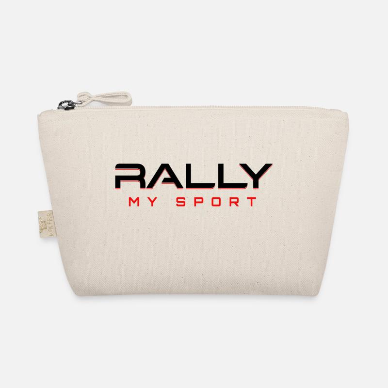 Rallye mein Sport 2 schwarz rot - Bio-Täschchen - Natur