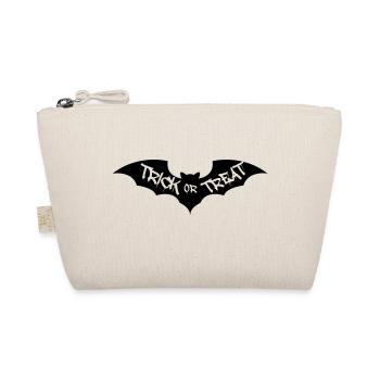 Fledermaus Trick or Treat - Bio-Täschchen - Natur - Vorne