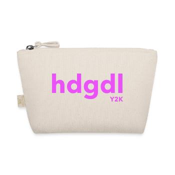 hdgdl hab dich gaz doll lieb magenta Jahr2000 - Bio-Täschchen - Natur - Vorne
