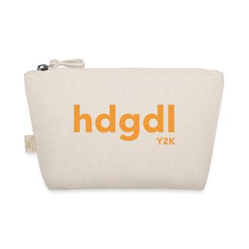 hdgdl hab dich ganz doll lieb Jahr2000 Y2K orange - Bio-Täschchen - Natur - Vorne