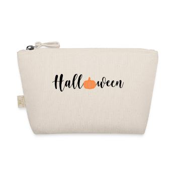 Halloween Kürbis - Bio-Täschchen - Natur - Vorne