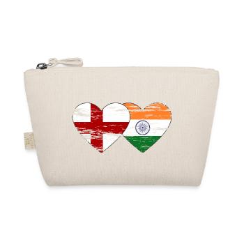 England India flag used - Organic Pouch - nature - Front